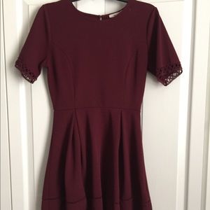 Mi-ami Deep Red Wine colored dress